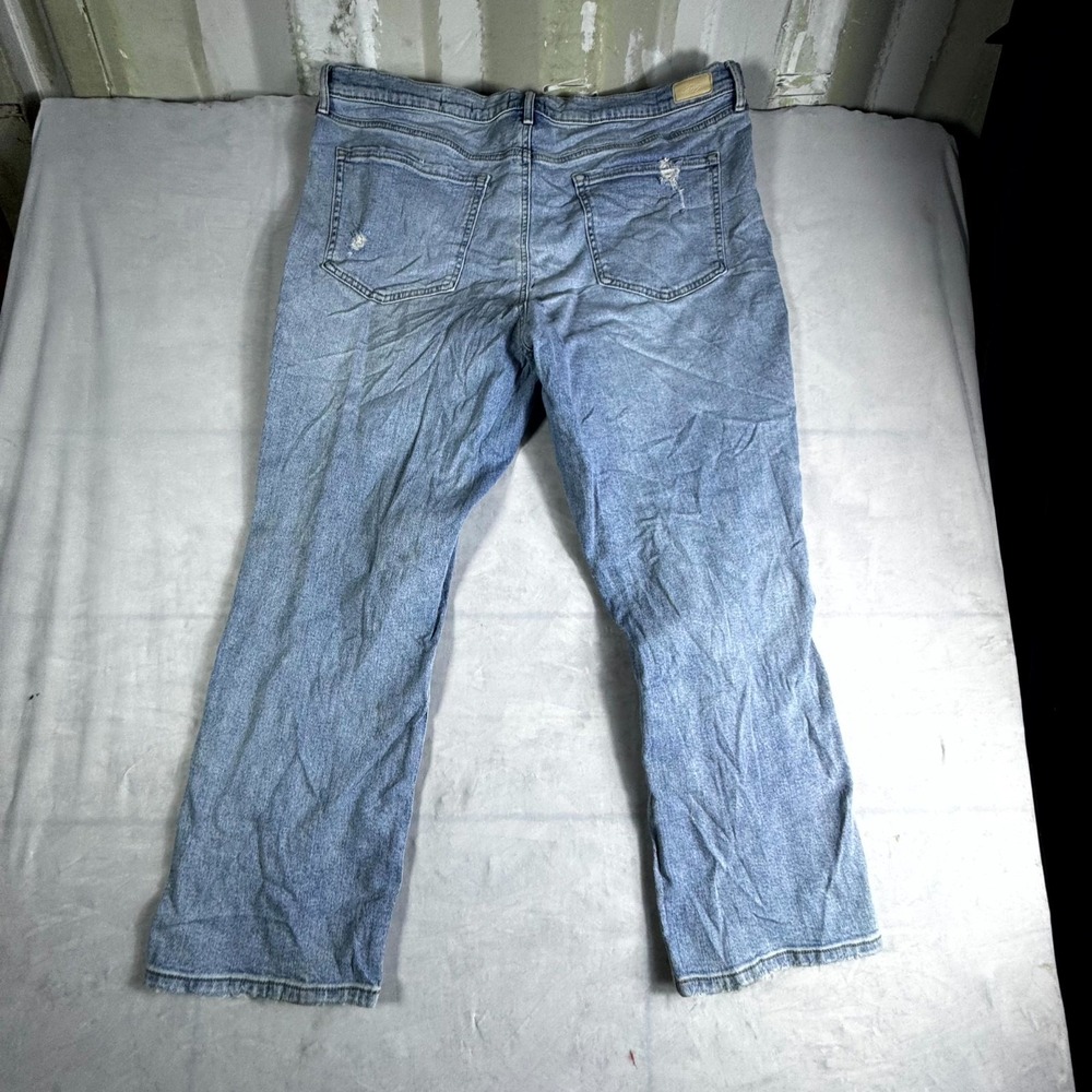 Sofia Vergara Beatrix Boyfriend Jeans Women 18 Blue Denim Distressed Relaxed Fit